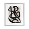 Stupell Industries Hindsight Black & Beige Framed Print Under Glass, design by Lucille Price